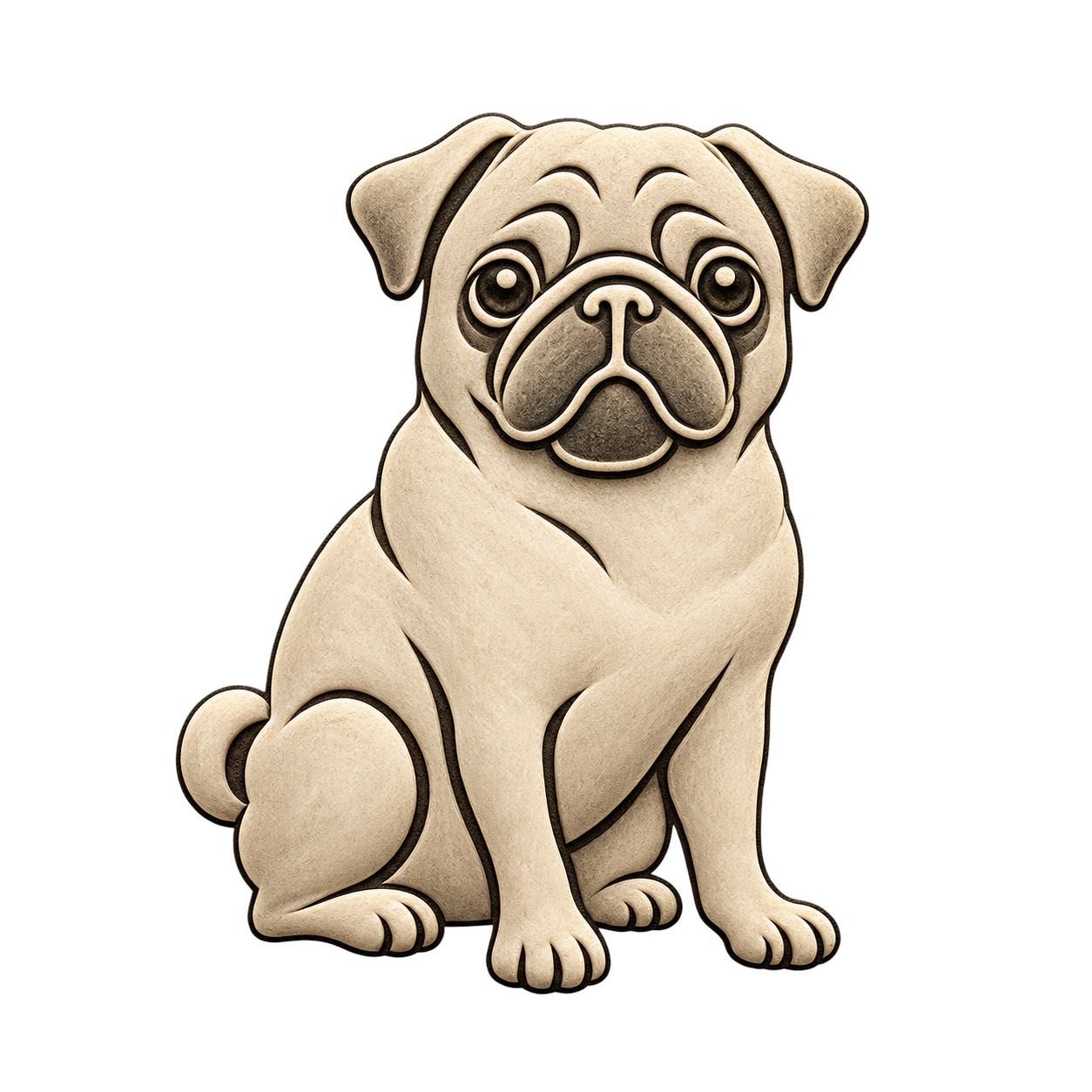 Aníbal, o mascote pug